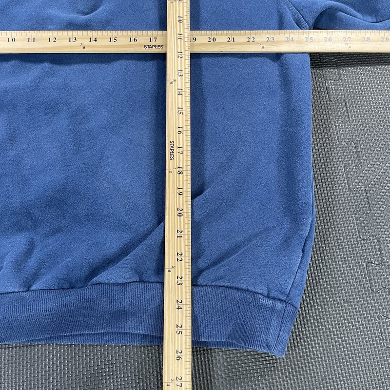 Arrow Mock Neck Sweatshirt Mens 2XL Blue Pullover Cotton Blend 1/4 Zip gallery