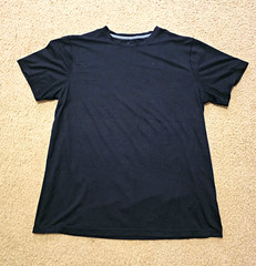 Old Navy Active Men’s XL Black Lightweight Crew Neck Short Sleeve T-Shirt