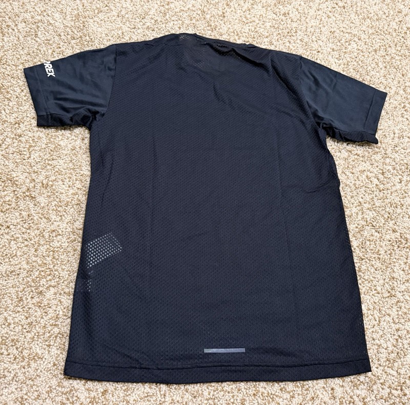 Adidas Terrex Short Sleeve Agravic Trail Running Shirt Black Size XS gallery
