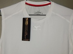 Mizuno Men’s Biogear Compression Sleeveless Shirt Training Top Size M White