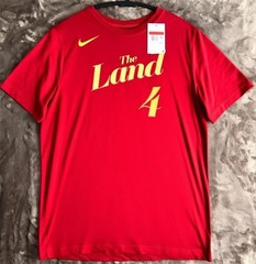Cleveland Cavaliers Shirt Mens Large Red Nike Evan Mobley Wine #4 Basketball NBA