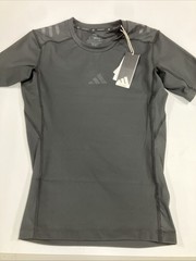 NWT Adidas Rheon Techfit Training Tee Compression Shirt JI5696 Black Mens Large