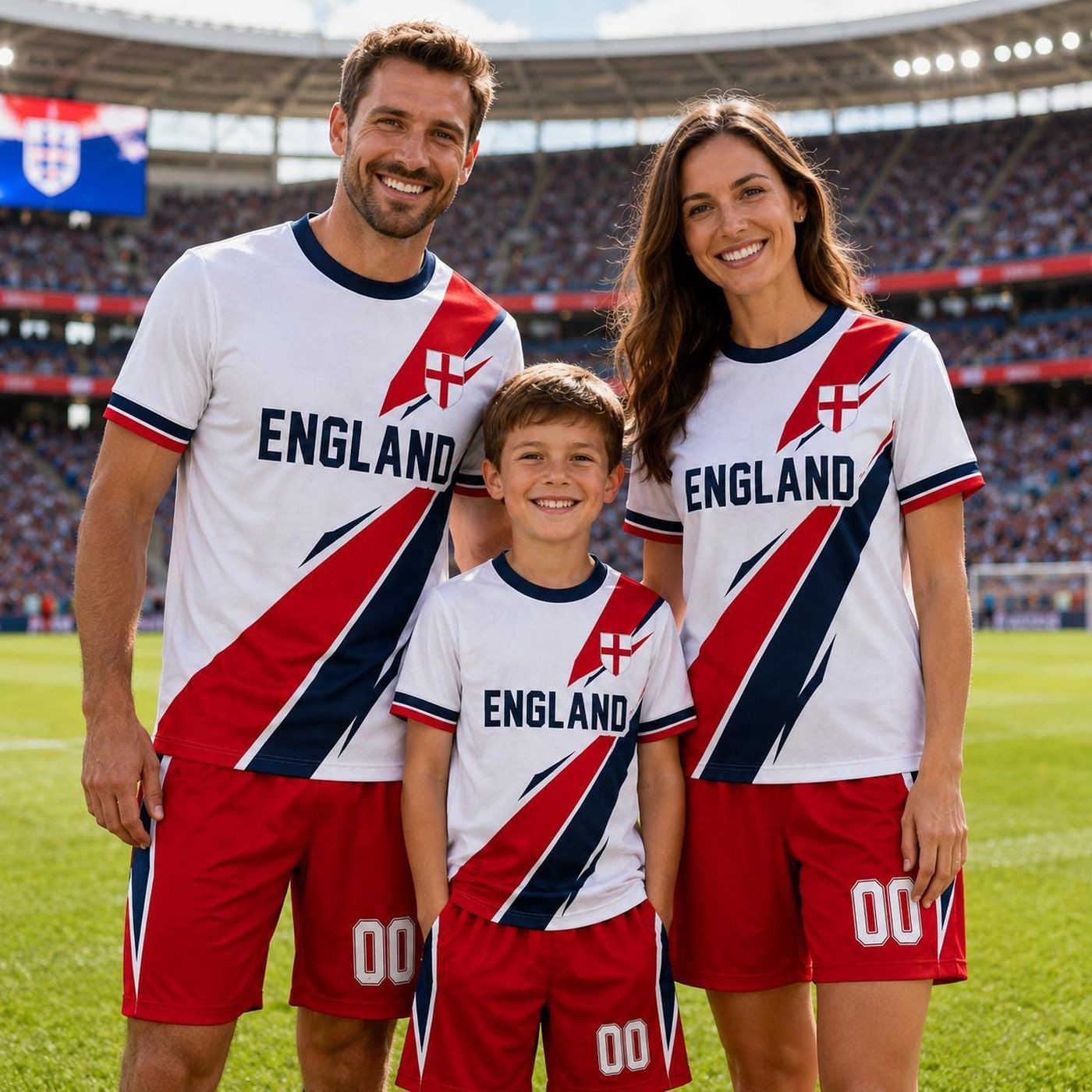 Personalized England Soccer Jersey, Custom Name Football Shirt, Game Day Jersey gallery
