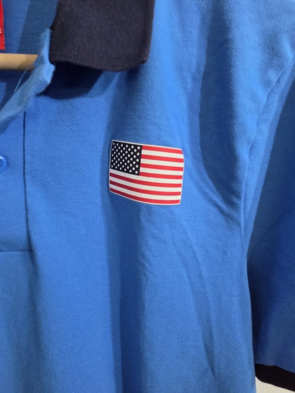 Nike Pro Elite USATF Rio Olympics Training/Travel Polo Blue 812193-406 Mens Sz L gallery
