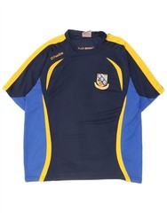 O’Neills Mens Graphic T-Shirt Top Medium Navy Blue Colourblock Polyester DC02