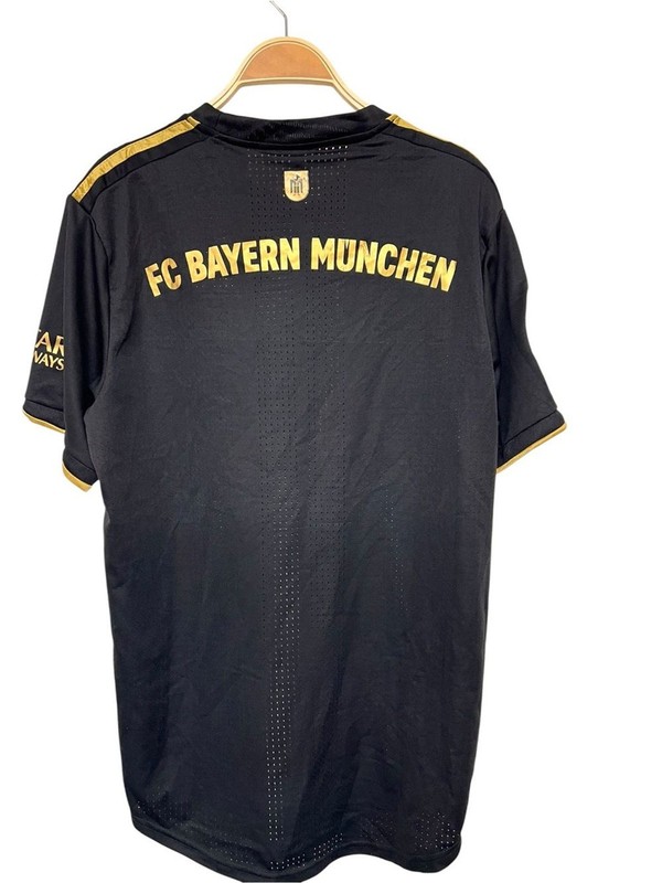 New adidas Black and Gold FC Bayern 21/22 Away Jersey FIFA gallery