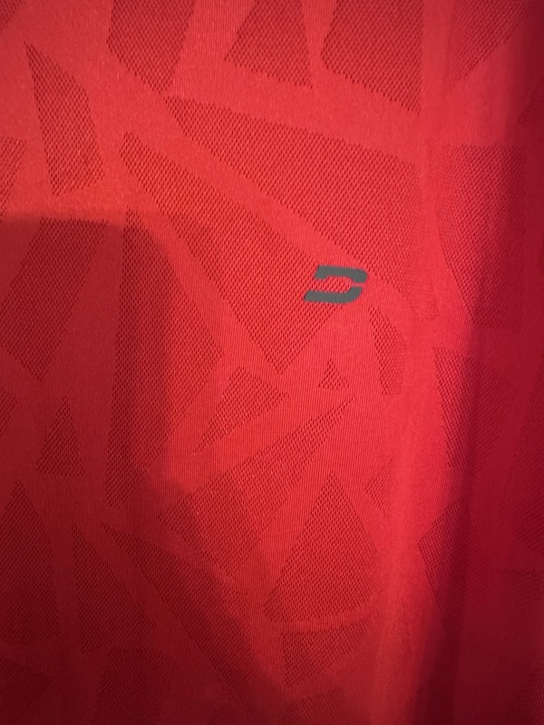 Druids Breathable Stretch Mesh T-Shirt 2XL Red Crew Neck Men's Gym Training gallery