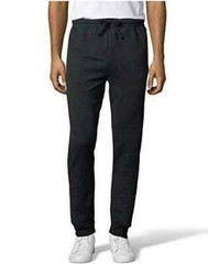 NEW Hanes Men’s Fleece Jogger Sweatpant with Pockets, Black, Size 2XL