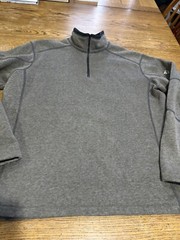 Kuhl 1/4 Zip Mock Neck Hiking Pullover Beige Men’s Size XL