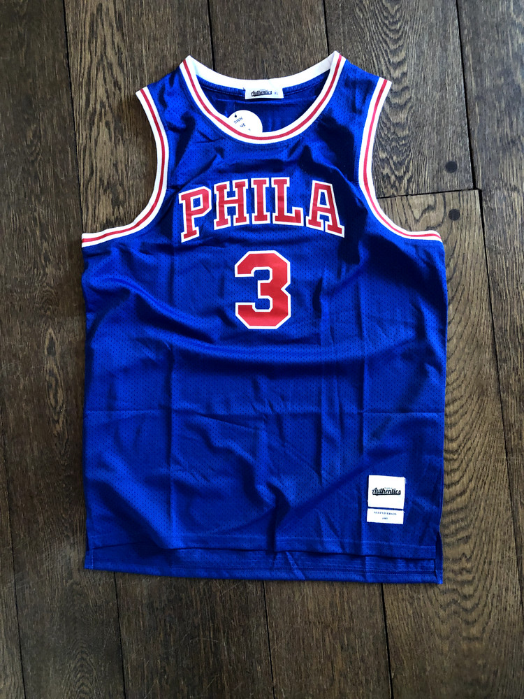 PHILADELPHIA 76ERS CLASSIC AUTHENTICS ALAN IVERSON JERSEY - SIZES S,M,L,XL & 2XL