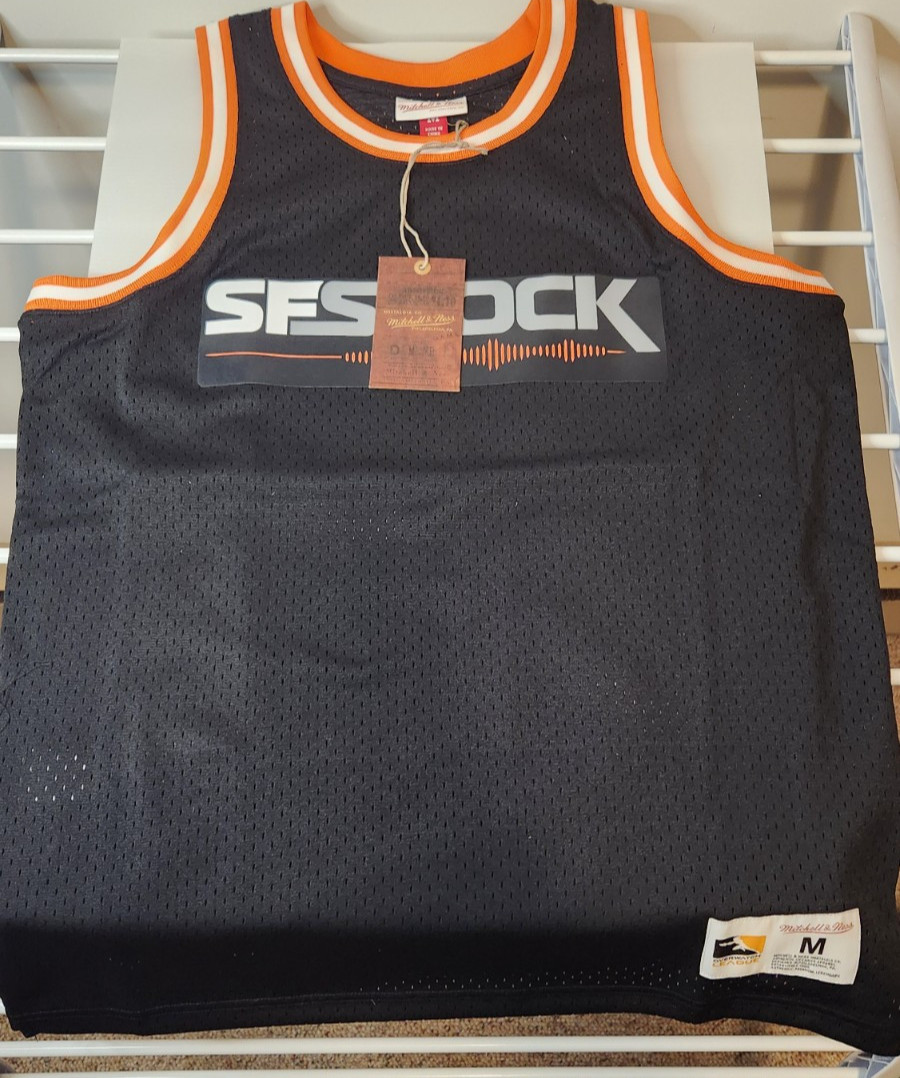 Mitchell & Ness Mens NWT Sz M Mesh SFSHOCK Black Jersey Overwatch League gallery