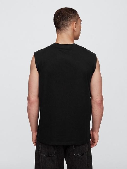 GAP Muscle Tank Shirt Mens Medium Black Everyday Soft Sleeveless Workout Gym New gallery
