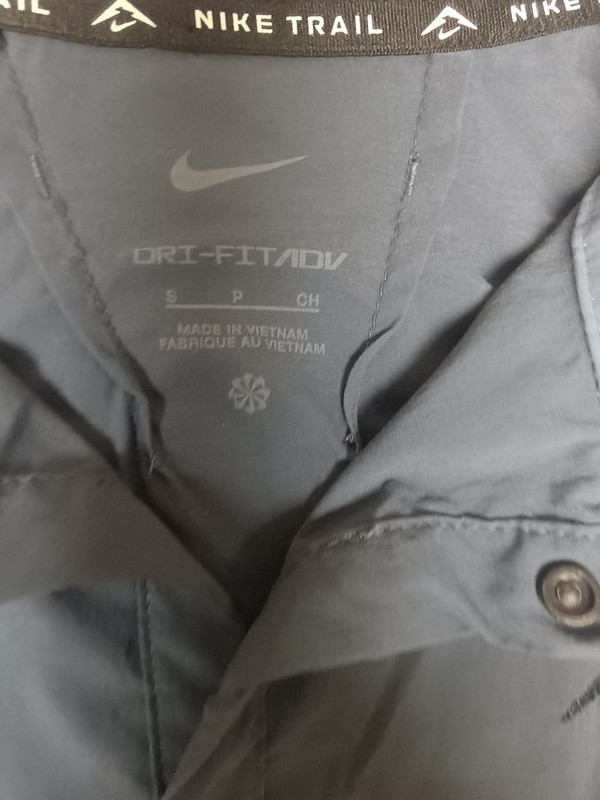 Nike Trail Dri-FIT ADV Running Shirt Jacket Men's Size S Two-Tone Blue NWT gallery