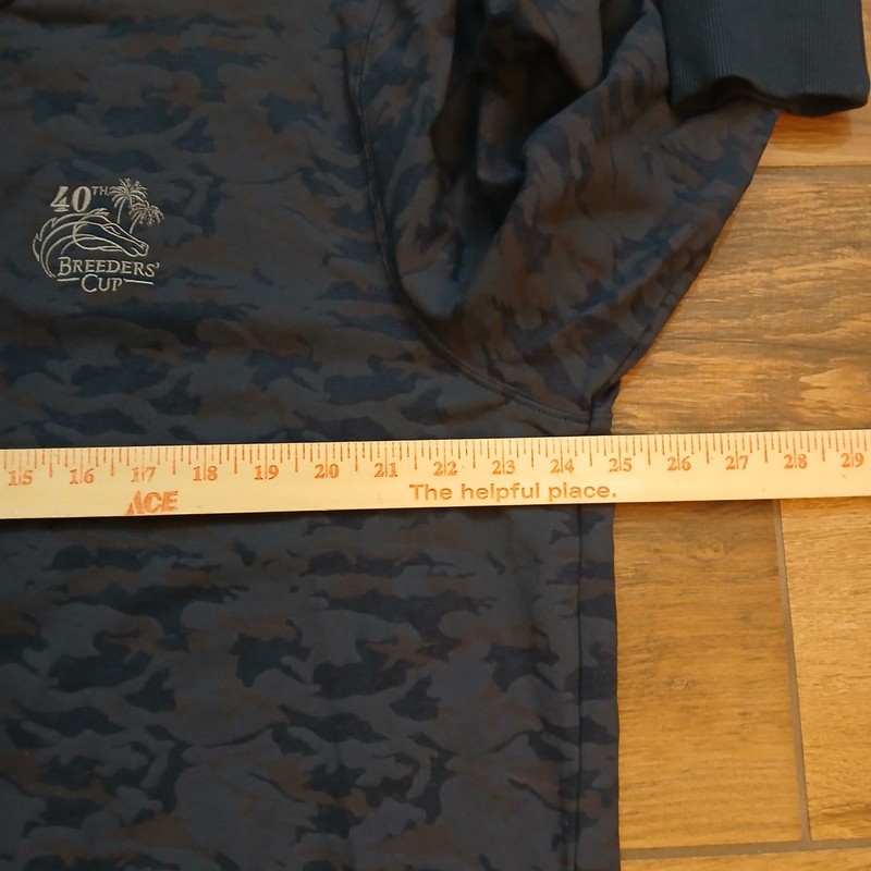 Tasc Performance Sweatshirt Mens XXL 2XL Blue Camo 40th Breeders Cup Crewneck gallery