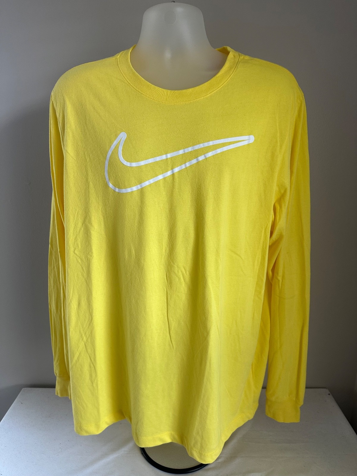 Nike Team Legend L/S Performance Tee Yellow Size XL,XL gallery