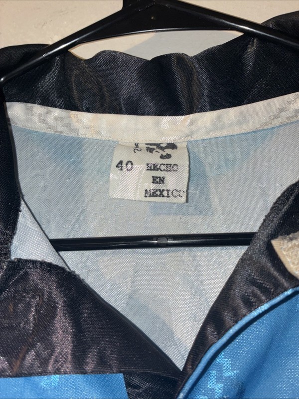 Vintage Los Andes Soccer Jersey #15 Blue Football Shirt Size 40 Made in Mexico gallery