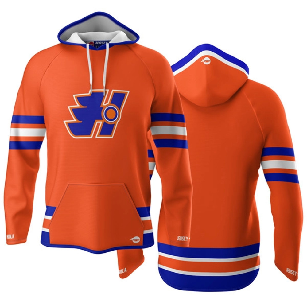 Halifax Highlanders Orange Lightweight Hockey Hoodie