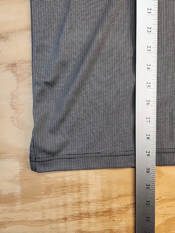 Roundtree & Yorke Performance Black Micro Check Golf Polo Mens XL Lightweight gallery