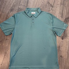 Grand Slam Performance Golf Short Sleeve Polo Shirt Green Mens XL