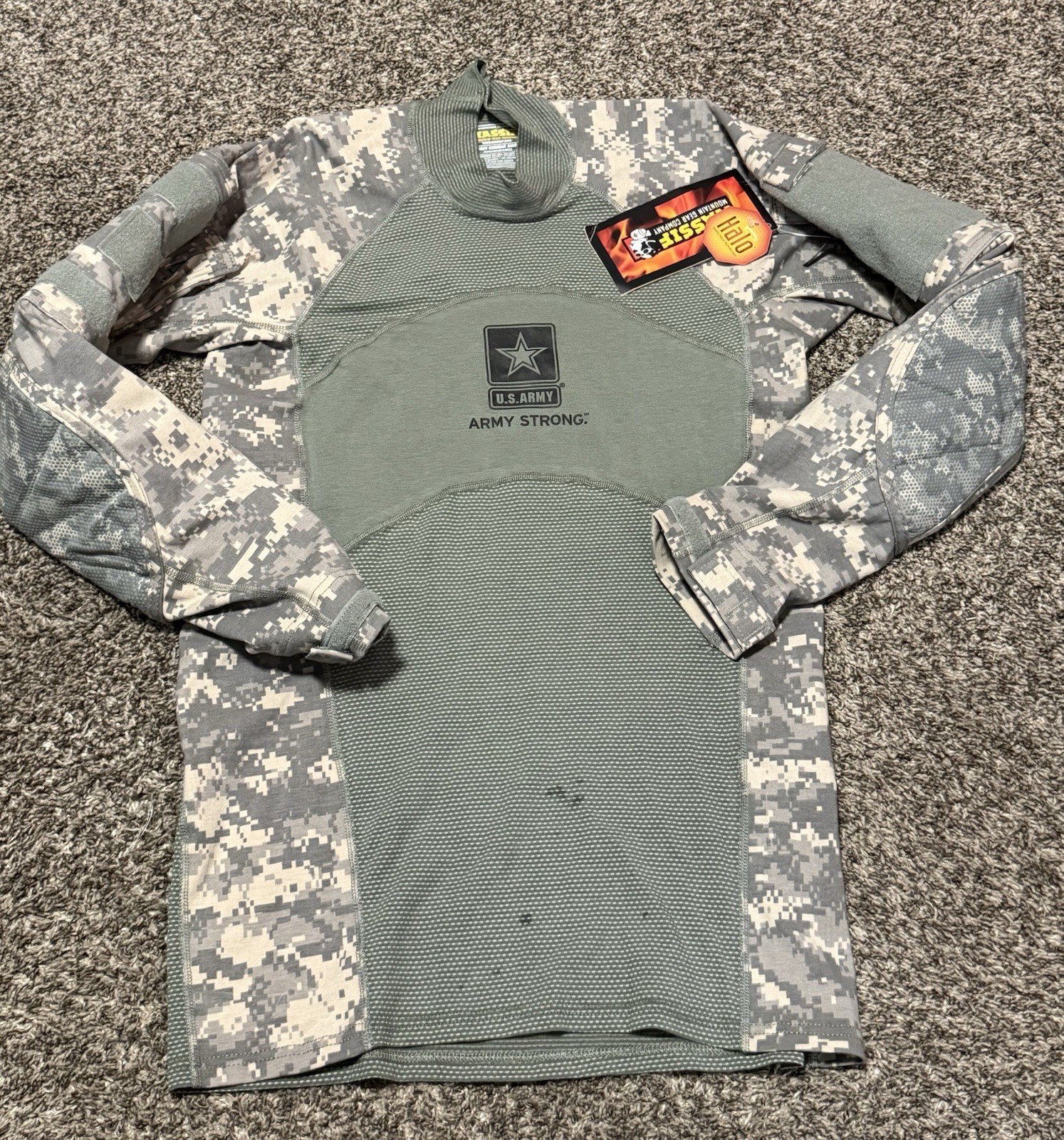 NWT US Army MASSIF Combat Shirt OCP Digital Camo Size Small Reg Military ** gallery