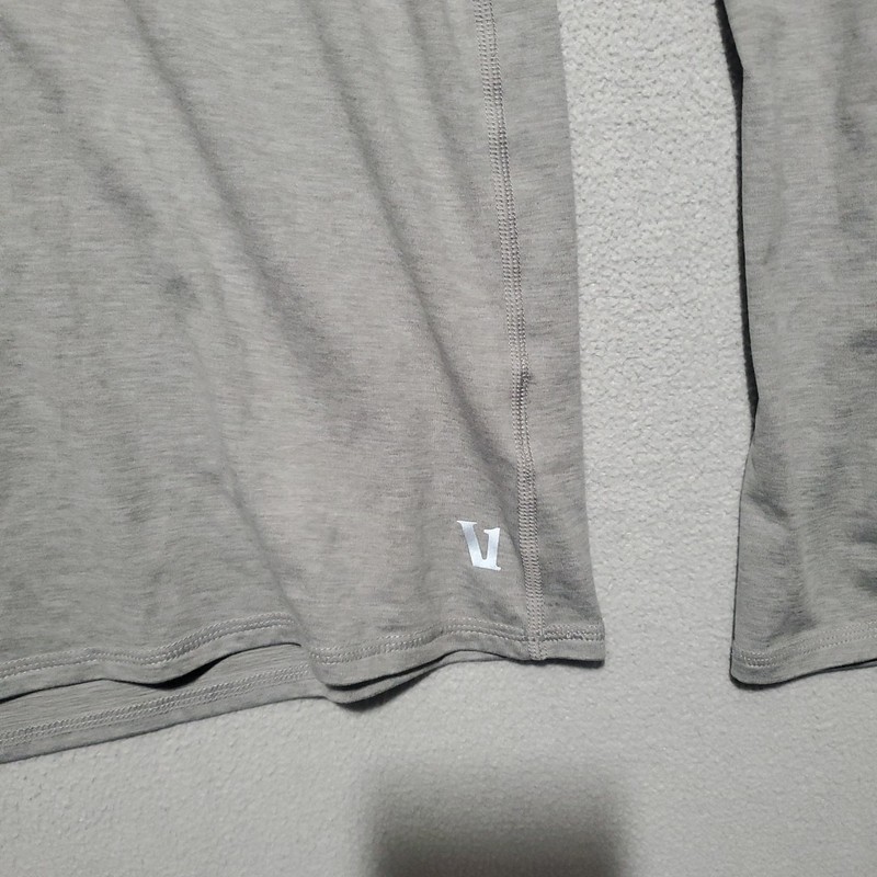 Vuori Shirt Mens Small Gray Ease Performance Pullover 1/2 Half Zip Outdoor Dad gallery