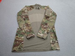 API LLC Army Combat Shirt Mens XL Green Camo Flame Resistant FR Tactical Padded