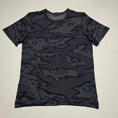 Lululemon Metal Vent Tech Short Sleeve Paris Black Camo Mesh T-Shirt Men Large