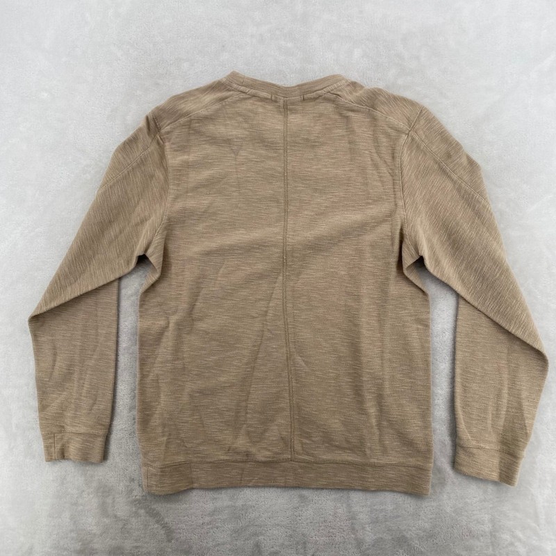 Nike Yoga Dri-FIT Top Mens Small Khaki Tan DC5313-247 Long Sleeve Crew Neck gallery