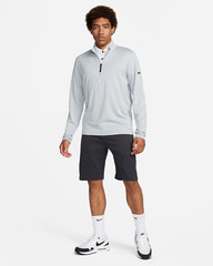 NEW NIKE GOLF VICTORY HALF-ZIP PULLOVER TOP SMOKE GREY/BLACK FD5837-077 SZ SM-T