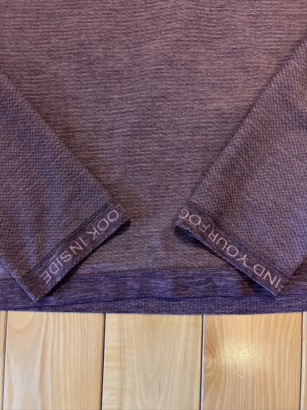 LULULEMON Metal Vent Tech Top Quarter Button Long Sleeve Men’s SMALL Multi NWOT gallery