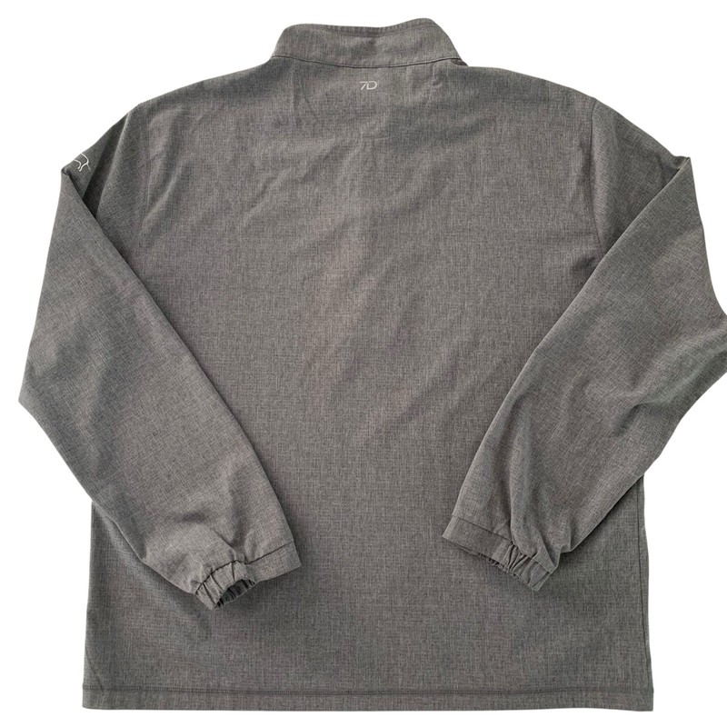 7 Diamonds Oxygenate Mens XL Grey 1/4 Zip Pullover Anti-Odor Quick Dry Stretch gallery