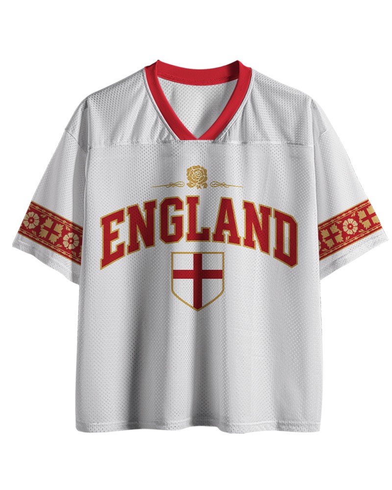 Personalized England Soccer Mesh Jersey, England Soccer Jersey, Football Shirt gallery