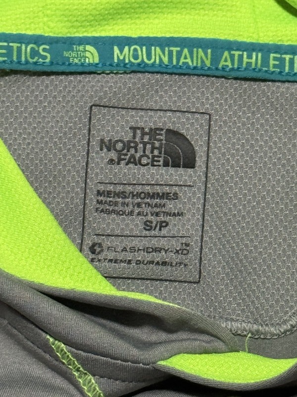 The North Face Pullover Men’s S Grey/Green Mountain Athletics FlashDry-XD #0011 gallery