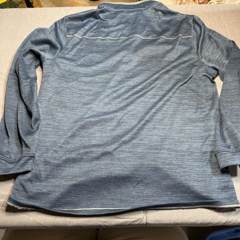 Pebble Beach DRY-LUXE Performance 1/4 Zip Mock Neck Heather Pullover L gallery