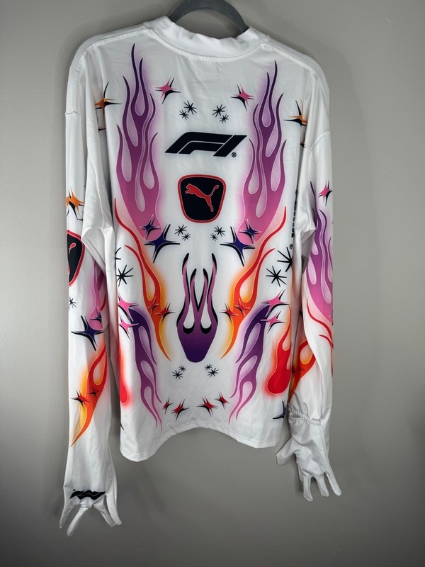 A$AP Rocky × Puma F1 Long Sleeve Collab Shirt w/ Gloves Men’s Size M White gallery