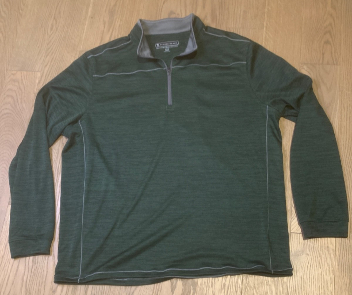 Pebble Beach Dry-Luxe Performance 1/4 Zip Pullover Men's XL (N0126400) gallery