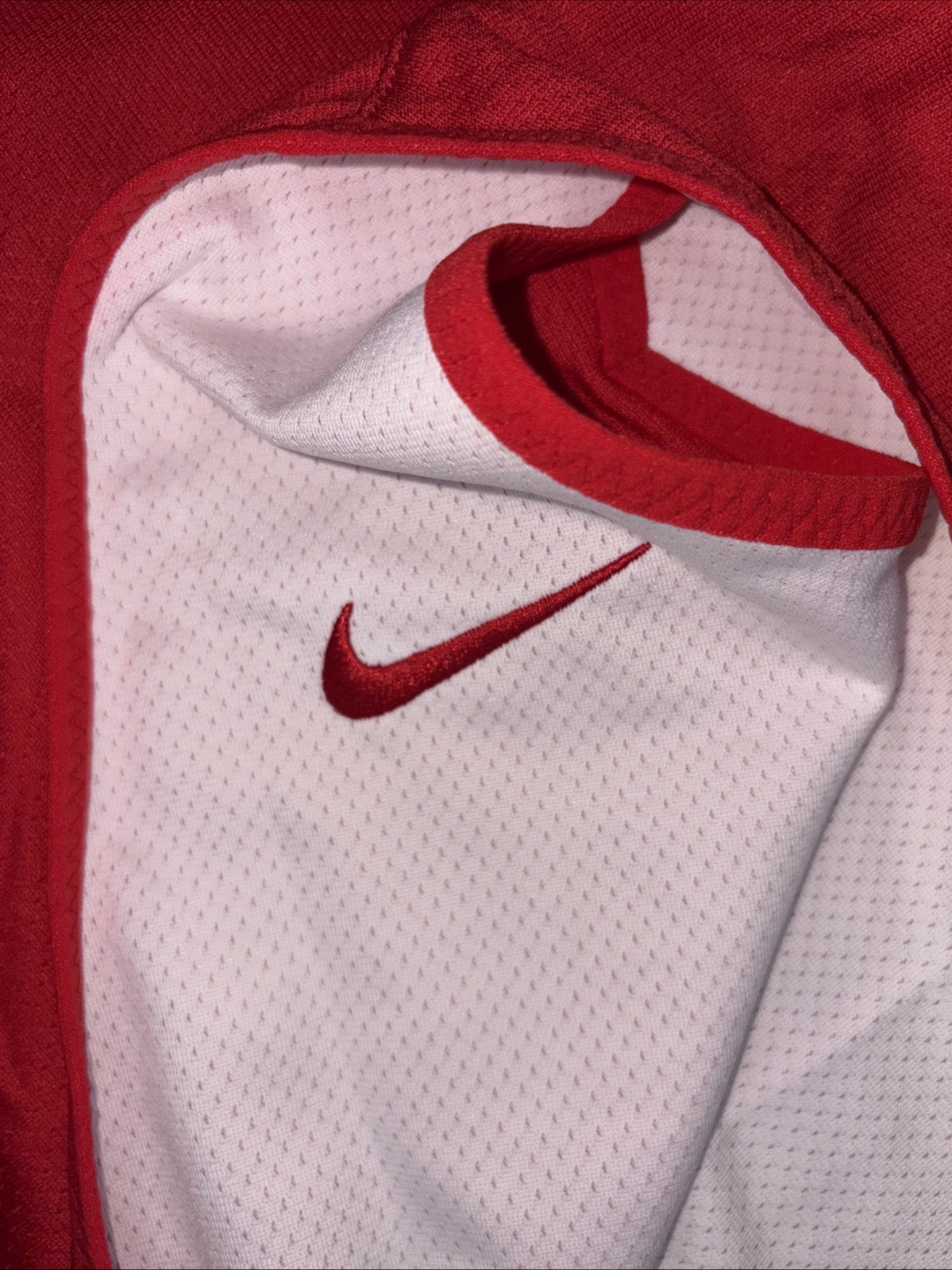 Nike Men’s Dri-FIT Practice Basketball Jersey (Reversible) Red White 3XL gallery