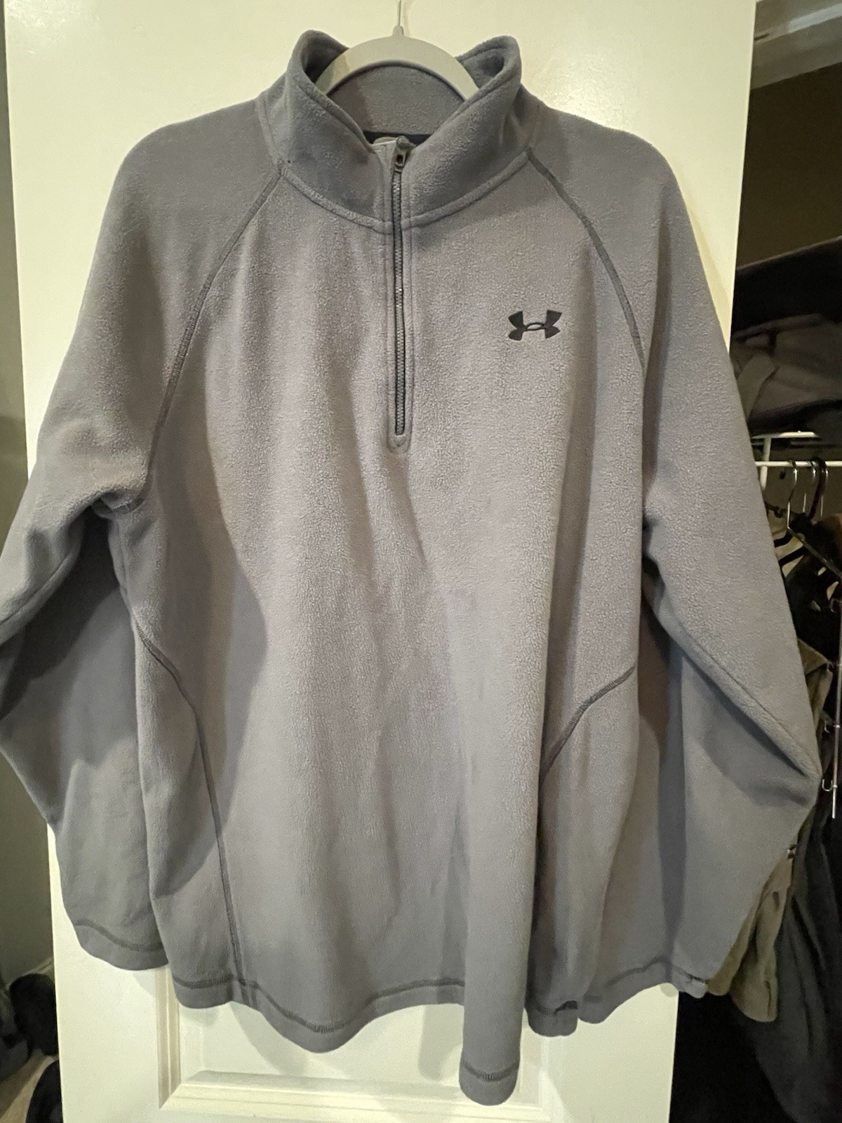 Under Armour Men's UA Armour Fleece Long Sleeve 1/4 Zip Pullover Size XL gallery