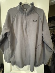 Under Armour Men’s UA Armour Fleece Long Sleeve 1/4 Zip Pullover Size XL