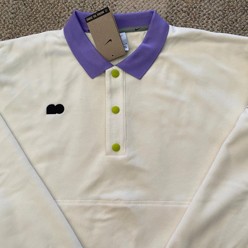 Nike Tennis Naomi Osaka Fleece Sweatshirt Top Shirt DX1810-113 $105 Men's Size L gallery