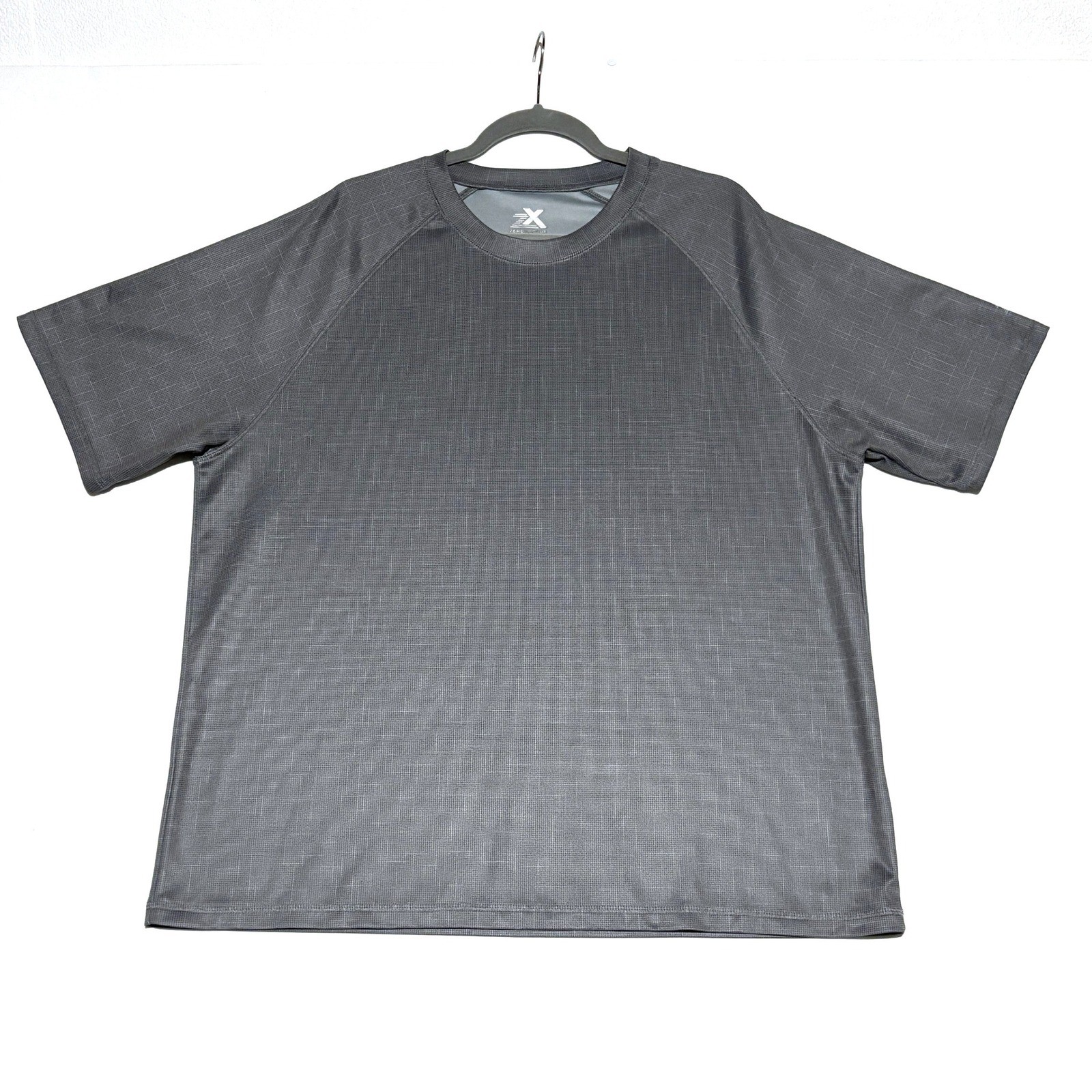 ZeroXposur Mens Gray Textured Performance TShirt Size XXL SPF 50 gallery