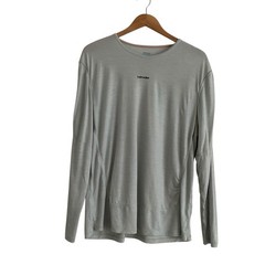 Icebreaker Merino Blend 125 ZoneKnit Long Sleeve Top XL Gray Thermal Base Layer