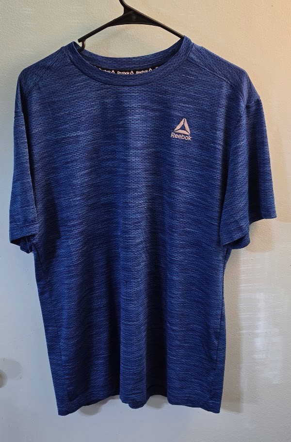 Reebok Shirt Men Large Workout Tee Activewear Gym Performance gallery