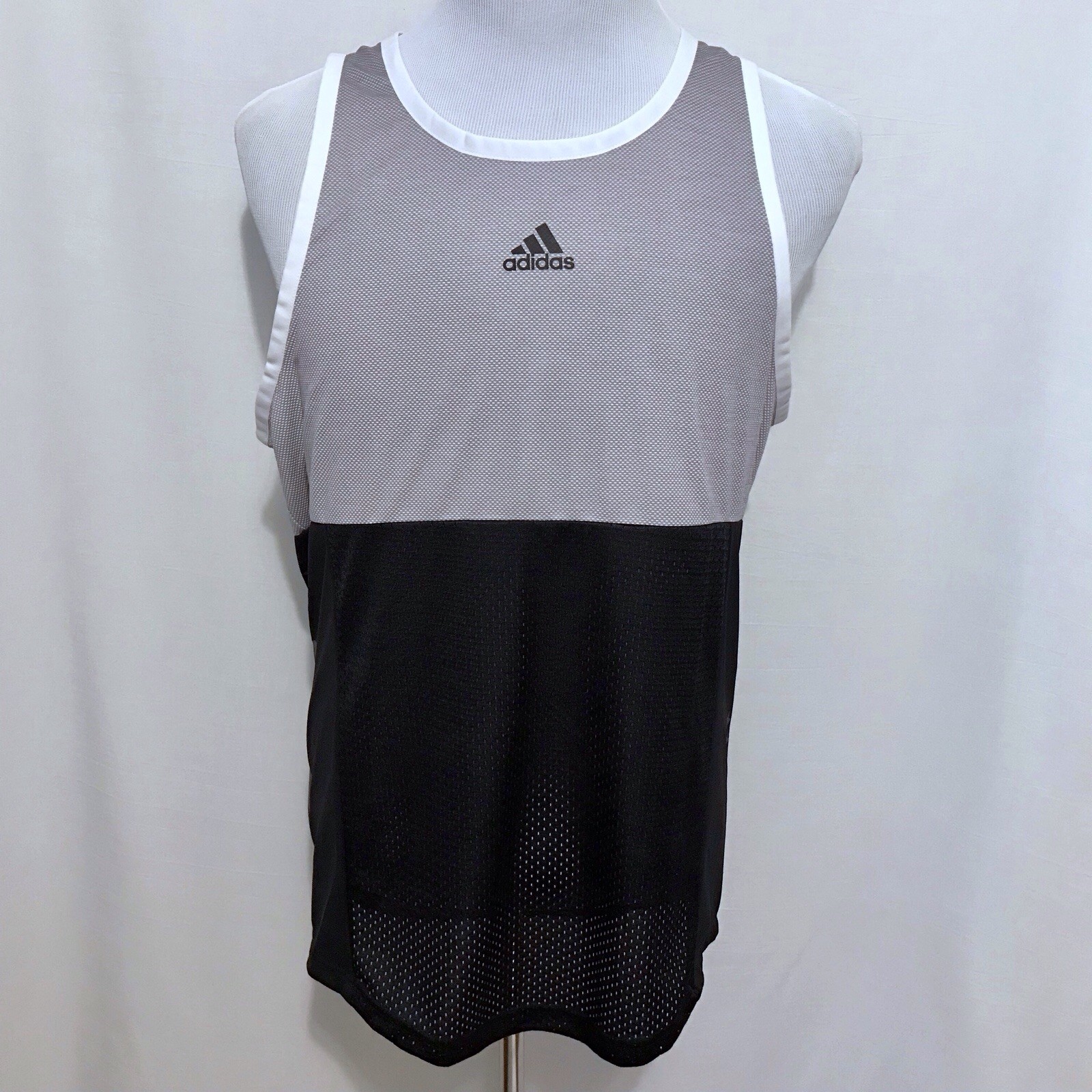 Adidas NWT Grey and Black Jersey Men M gallery