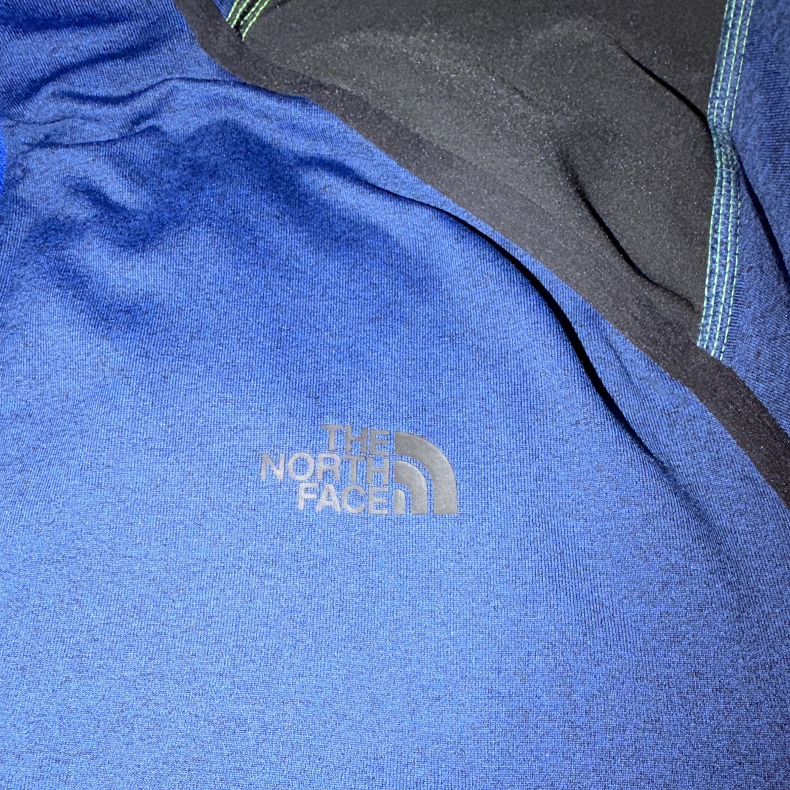 The North Face FlashDry-XD Men's Big & Tall XL 1/4 Zip Mock Neck Blue/Black gallery