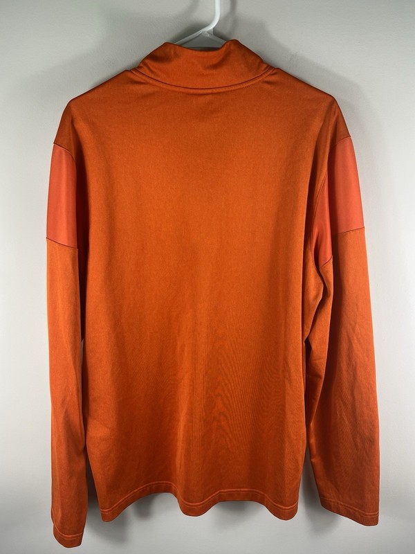 Clemson Tigers NCAA Nike Dri-Fit Orange 1/4 Zip Pullover-Men's Size XL gallery