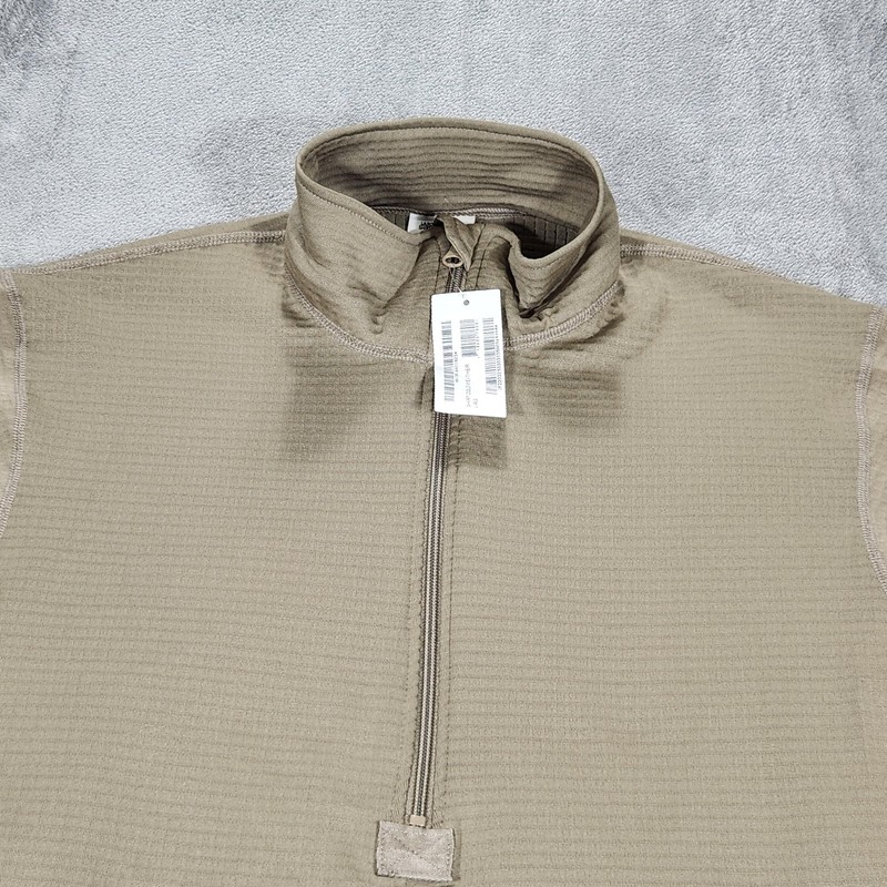 Cold Weather Gen III Pullover Mens Large Beige 1/4 Zip Fleece Base Layer gallery