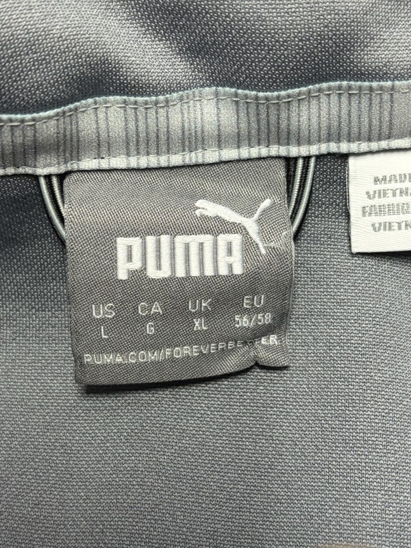 Puma Golf Pullover Mens L Black Gray Sherpa Fleece 1/4 Zip Athletic Pockets gallery