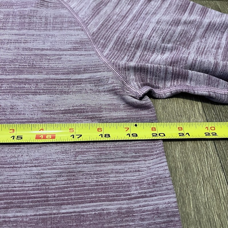 Lululemon Metal Vent Tech Shirt 2.0 Static Storm Stripe Vintage Plum Wicking XL gallery