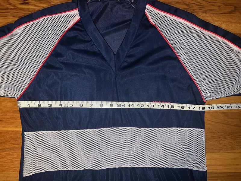 Vintage_1970's/80's_Weeds_Jersey_V-Neck_Nylon Knit_Mesh_Size M_C00L_cHECK iT_ gallery